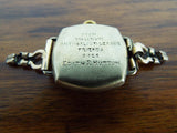 1920s Gruen Cushion Wrist Watch ~  Wisconsin Anti Saloon League