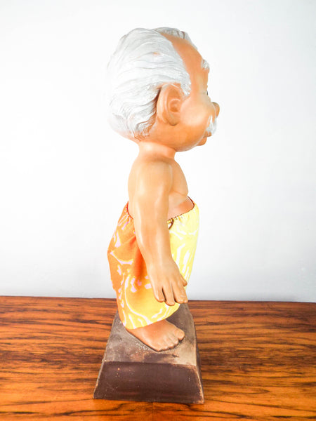 Vintage United Airlines Menehune Hawaii Figure Advertising