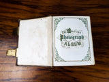 Antique 1870s Miniature Photograph Album