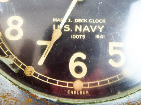 Original WWII U.S. Navy Type Mark I Deck Clock by Seth Thomas With Win – International Military Antiques Original WWII U.S. Navy Type Mark I Deck Clock by Seth Thomas With Win – International Military Antiques