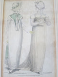 19th C Antique Prints of 1800 Fashion  by Vernor Hood & Sharp Poultry, Full Dress - Yesteryear Essentials
 - 4