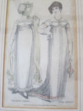 19th C Antique Prints of 1800 Fashion  by Vernor Hood & Sharp Poultry, Full Dress - Yesteryear Essentials
 - 12