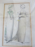 19th C Antique Prints of 1800 Fashion  by Vernor Hood & Sharp Poultry, Full Dress - Yesteryear Essentials
 - 9