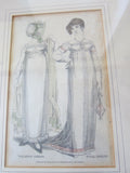 19th C Antique Prints of 1800 Fashion  by Vernor Hood & Sharp Poultry, Full Dress - Yesteryear Essentials
 - 3