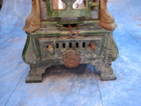 Antique French Enamel Wood Burning Stove by Deville Cie - Yesteryear Essentials
 - 5