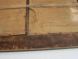 Antique Wooden Framed Long Triptych Hall Mirror - Yesteryear Essentials
 - 3