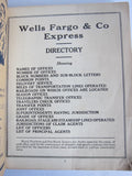 1916 Official Employee Directory for Wells Fargo - Yesteryear Essentials
 - 2