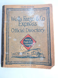 1916 Official Employee Directory for Wells Fargo - Yesteryear Essentials
 - 10