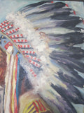 Lakota Indian Chief Oil Painting -  Red Cloud - Yesteryear Essentials
 - 5
