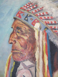 Lakota Indian Chief Oil Painting -  Red Cloud - Yesteryear Essentials
 - 8