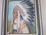 Lakota Indian Chief Oil Painting -  Red Cloud - Yesteryear Essentials
 - 11