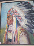 Lakota Indian Chief Oil Painting -  Red Cloud - Yesteryear Essentials
 - 4