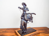 Vintage Bronze Horse & Cowboy Figurine Statue by Millar 188/200 1980 - Yesteryear Essentials
 - 10