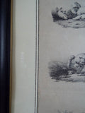 Original Signed 1820 French Lithograph Proofs
