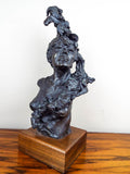 Signed Bronze Female Bust Sculpture by  Peter M Fillerup - Yesteryear Essentials
 - 8