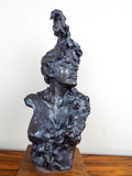 Signed Bronze Female Bust Sculpture by  Peter M Fillerup - Yesteryear Essentials
 - 2