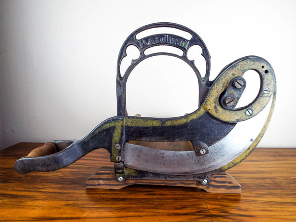 Antique Rare Bread Cutting Machine, 50s Bread Collapsible Slicer