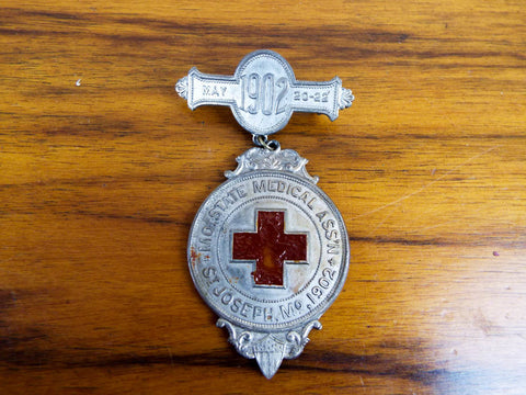 Antique 1902 Missouri State Medical Ass'n St Joseph Medal Medal