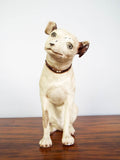 Nipper Dog Chalkware Sculpture Advertising  Statue