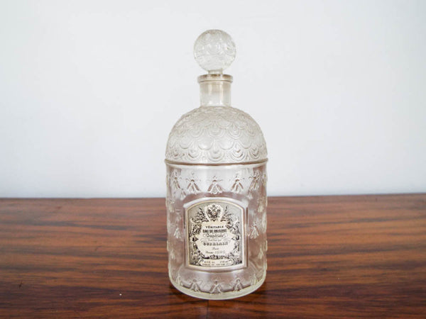 Vintage Glass Guerlain Imperial Bee Perfume Bottle 8.5fl oz Paris