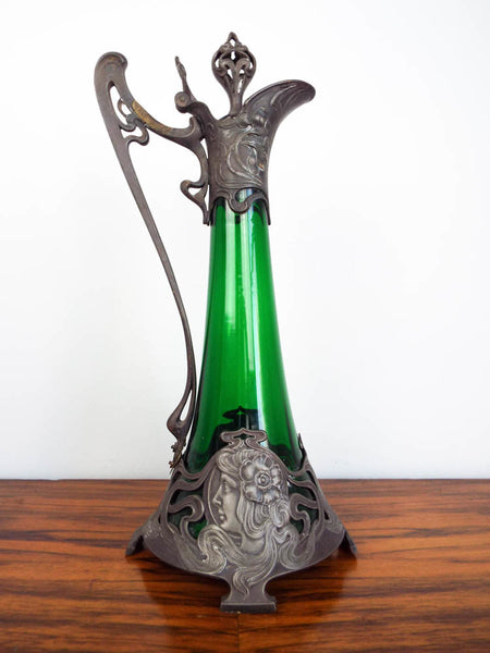 Antique WMF Albert Kohler & Cie Art Nouveau Decanter – Yesteryear