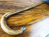 Antique Art Deco Walking Stick Cane with Sterling Cap