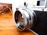 Vintage Original 1940s Canon II B Rangefinder Camera w/ Serenar f1.9 50mm Lens