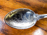 1898 Admiral Dewey Olympia Ship Sterling Spoon