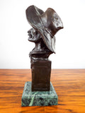 Vintage Western Bronze Sculpture by Frederic Remington ~ "The Sergeant"