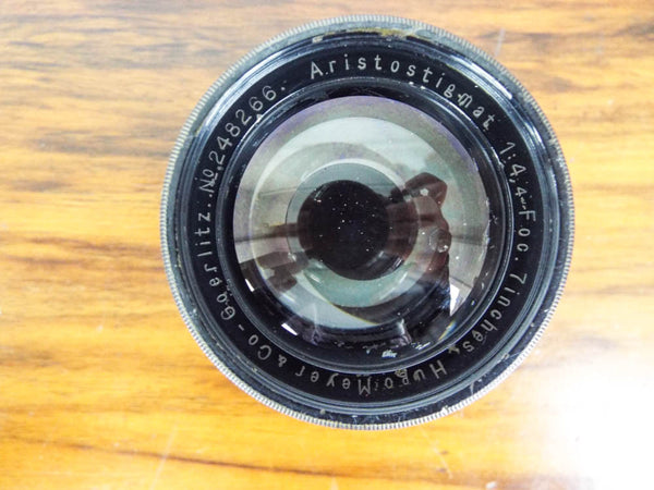 Hugo Mayer ＆Co-Goerlitz　Aristoplanat F:7.7 No.6 F=210ｍｍ/希少*珍品*アンティーク Vintage Hugo Meyer Goerlitz Aristostigmat Lens