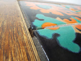 Antique Mission Style California Tiled Side Table Oak Side