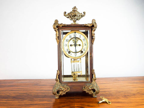 Antique Art Nouveau Ansonia Mantle Clock