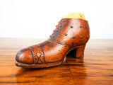 Antique Pincushion Shoe ~ 19th C  English Sewing Accessory