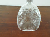 1930s Glass Pinch Whiskey Decanter 3 Kings George 5th Edward 8th George 6th
