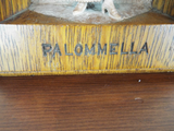 Antique Italian Sculpture Palomella Wood Cased Artwork Lady Mandolin 19th C