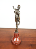 19th C Hans Von Glumer German Bronze Dionysus Sculpture W & P Gladenbeck Mounted