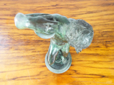 Antique 19th C 10" Bronze Art Sculpture Satyr Faun With Cymbals After Duchemin