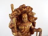 Vintage Seibo Kitamura Signed Bronze 33lb Sculpture Fudo Myo O Japanese Art 19"