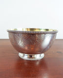 Antique 1866 Victorian English Sterling Silver Trophy Bowl Hunt & Roskill 6.8oz