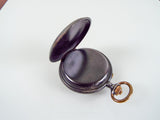 Antique Swiss Made Gunmetal Chronograph Pocket Watch 1900 Working Serial No.359