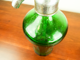 Antique Ribbed Green Glass Seltzer Bottle Schiff Beverage Co Morristown, NJ 26oz