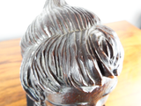 Vtg Original Russian Bronze Sculpture Young Woman Nicolai Kuvshinoff Signed Art