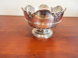 Antique 1895 Victorian English Sterling Bulldog Trophy Bowl Smartts Punch 18.4oz