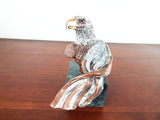 Vintage Bronze Gorham Bald Eagle Sculpture Liberty K Cantrell 1993 Ltd Ed #843