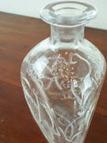 1930s Glass Pinch Whiskey Decanter 3 Kings George 5th Edward 8th George 6th