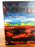 Original Signed Artwork Linda Touby Oil & Wax On Masonite Homage To Giotto #1