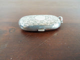 Antique Edwardian English Sterling Silver Stamp Sovereign Case 1904 EJ Houlston