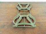 Antique 1910 Brass Art Nouveau Sliding Bookends Jugendstil Style Expanding Shelf