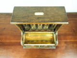 Antique English Pub Cash Register 1910 Gaskell & Chambers Wood & Glass Bar Decor