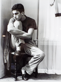 Vintage 1950s Original Photographic Art Jules Brenner Seated Dancer Portrait